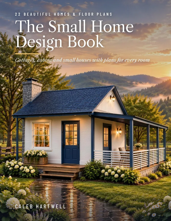 Front cover of The Small Home Design Book: 22 Beautiful Homes & Floor Plans by Caleb Hartwell